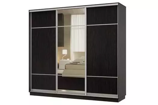 Шкаф-купе 3-дверный Практик 60