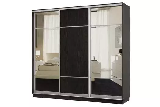 Шкаф-купе 3-дверный Практик 60