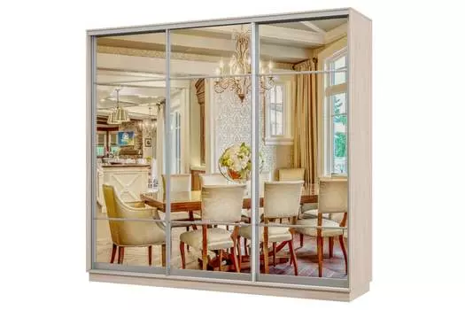 Шкаф-купе 3-дверный Практик 60