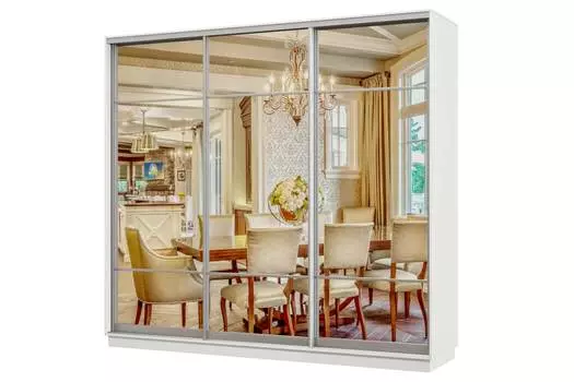 Шкаф-купе 3-дверный Практик 60