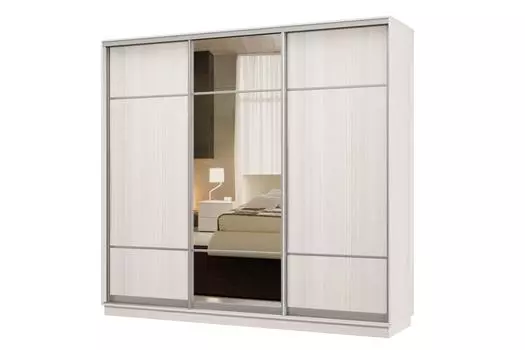 Шкаф-купе 3-дверный Практик 60