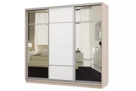 Шкаф-купе 3-дверный Практик 60