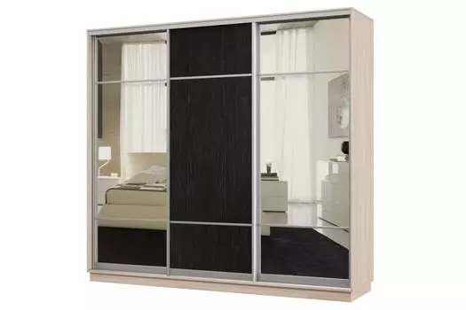 Шкаф-купе 3-дверный Практик 60