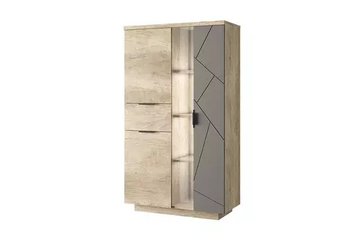 Шкаф с витриной KAYLAS