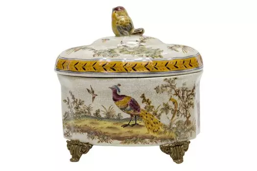 Шкатулка с птичкой B632G