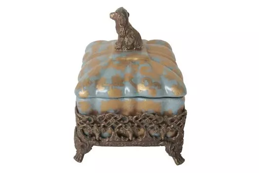 Шкатулка с собачкой B933C