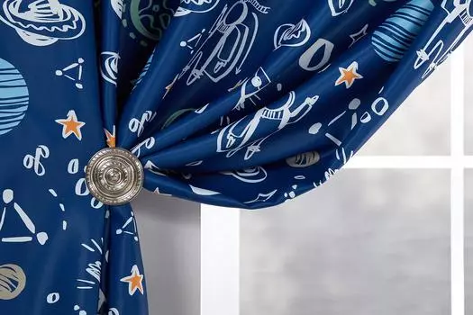 Штора для детской на ленте Hiro