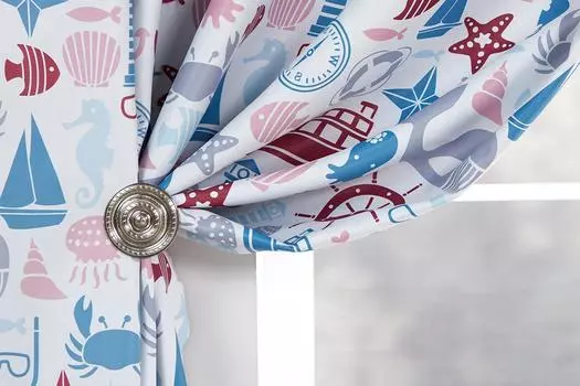 Штора для детской на ленте Rianna