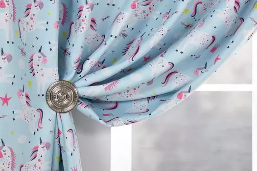 Штора для детской на ленте Roxi