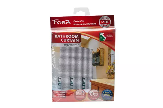 Штора для ванной комнаты Loft Кирпич