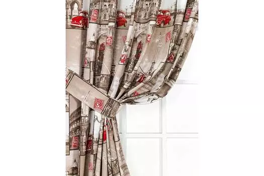 Штора на ленте Италия