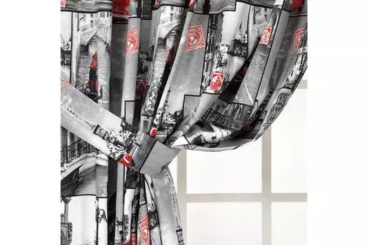 Штора на ленте Италия