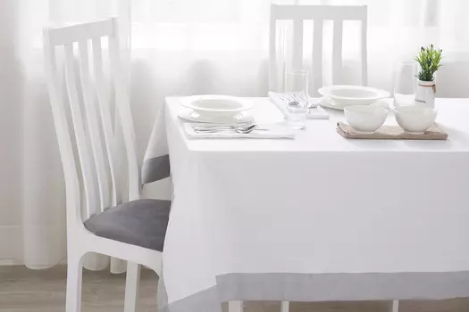 Скатерть Рамка серое утро