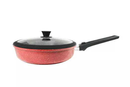 Сковорода глубокая с крышкой The brusnika