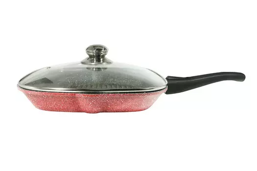 Сковорода-гриль с крышкой The brusnika