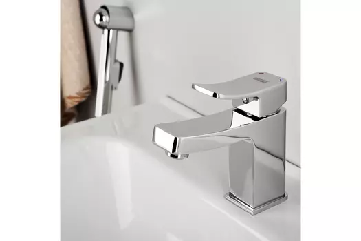 Смеситель для умывальника с душевой лейкой Aller 1068