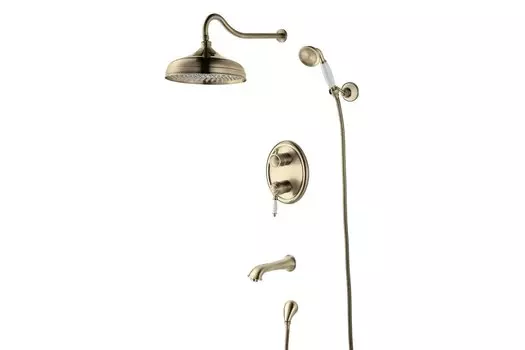 Смеситель для ванны и душа встраиваемый Villa