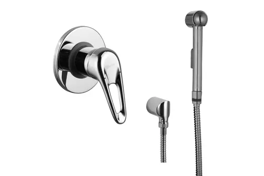 Смеситель встраиваемый с гигиеническим душем Luna