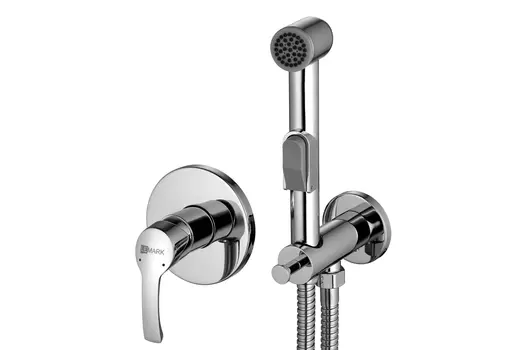 Смеситель встраиваемый с гигиеническим душем Plus Strike