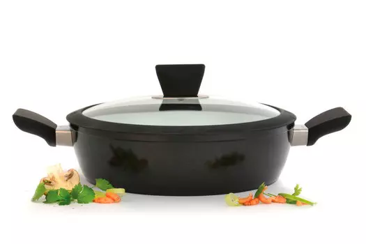 Сотейник с крышкой, с двумя ручками Eclipse