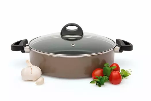 Сотейник с крышкой, с двумя ручками Eclipse