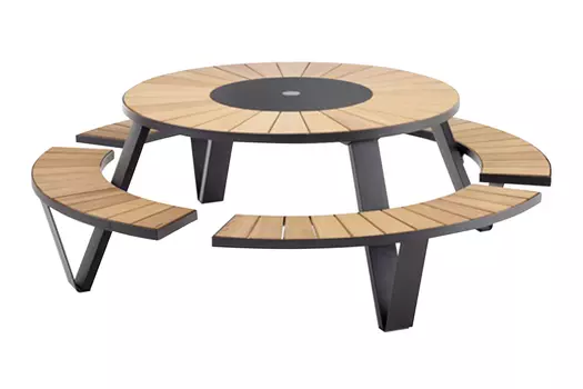 Стол с лавками Ландау