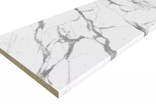 Столешница 1R белый мрамор