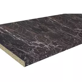 Столешница 1U мрамор марквина чёрный