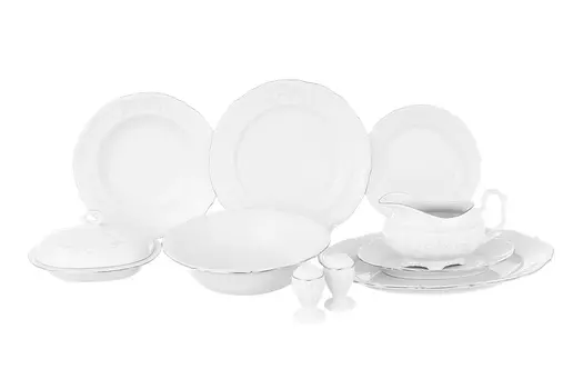 Столовый набор на 6 персон Свадебный узор