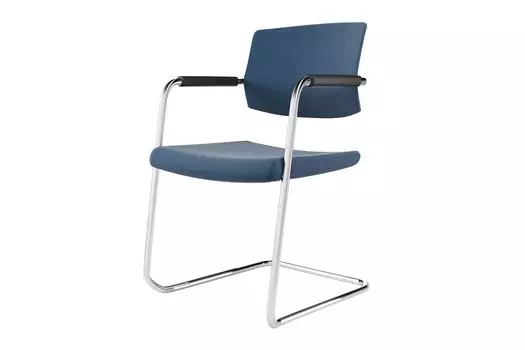 Стул с подлокотниками на кантилевере Cool Eco