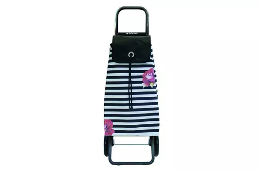 Сумка-тележка на 2 колёсиках IMX061 Marina-blanco/Negro