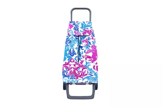 Сумка-тележка на 2 колёсиках JET030 azul/malva JOY