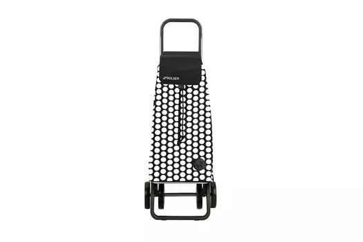 Сумка-тележка на 4 колёсиках MOU055 blanco/negro DOS+2