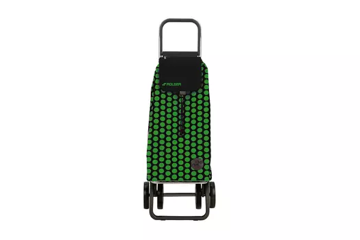 Сумка-тележка на 4 колёсиках MOU055 verde/negro DOS+2