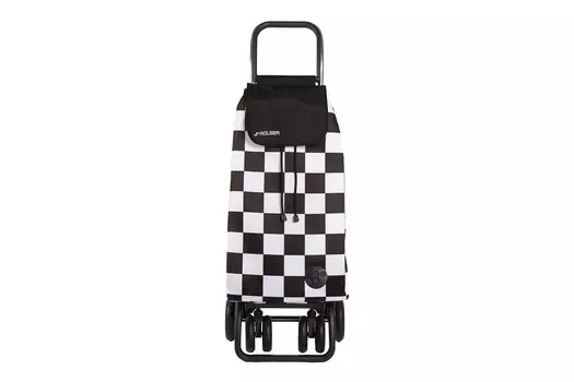 Сумка-тележка на 6 колёсиках PAC078 Blanco/Negro