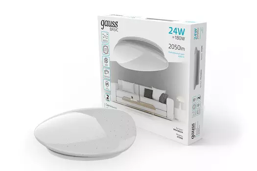 Светильник настенно-потолочный LED Basic Space Diamond