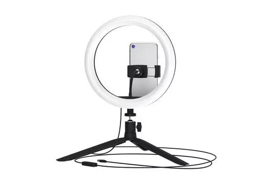 Кольцевая лампа со штативом Ring light