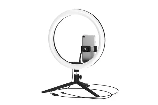 Кольцевая лампа со штативом Ring light