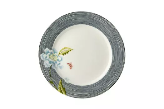 Тарелка Midnight Pinstripe