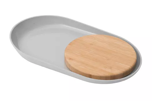 Тарелка с доской Leo