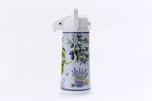 Термос с помпой Прованс