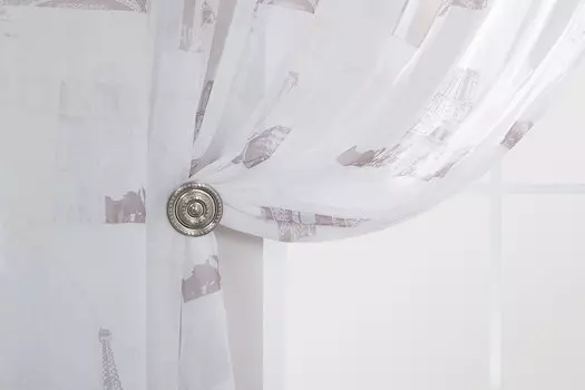 Тюль для детской на ленте Deni