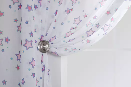 Тюль для детской на ленте Dolly