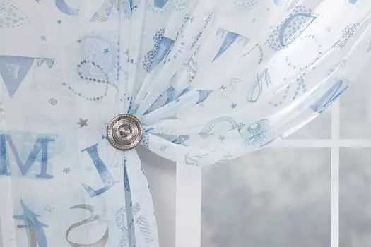 Тюль для детской на ленте Gigi