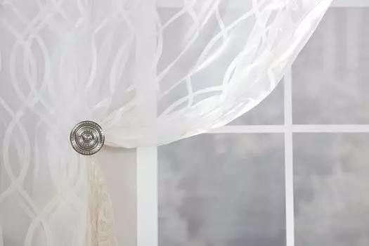 Тюль на ленте 3384-W260