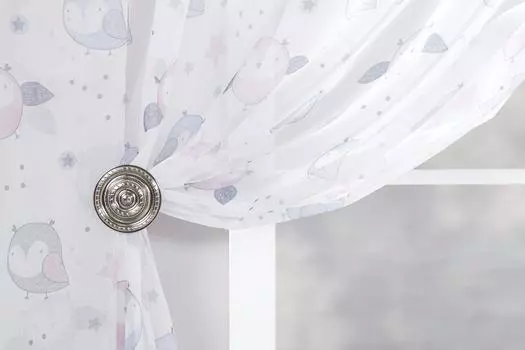 Тюль на ленте для детской Holly