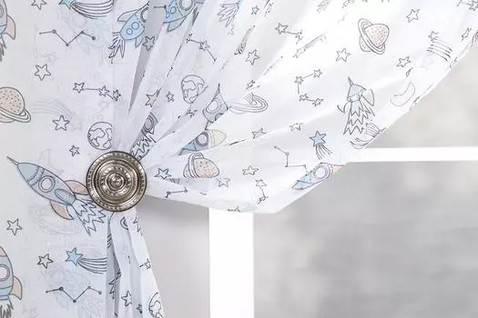 Тюль на ленте для детской Max