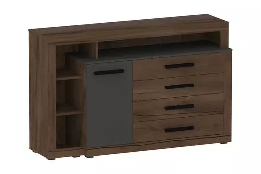 Тумба с дверцей и 4 ящиками Глазго