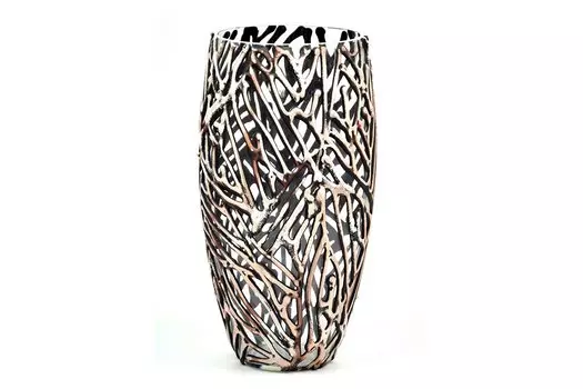 Ваза-бочка декорированная 7518