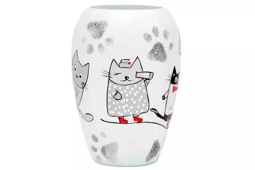 Ваза-бутон декорированная 9381